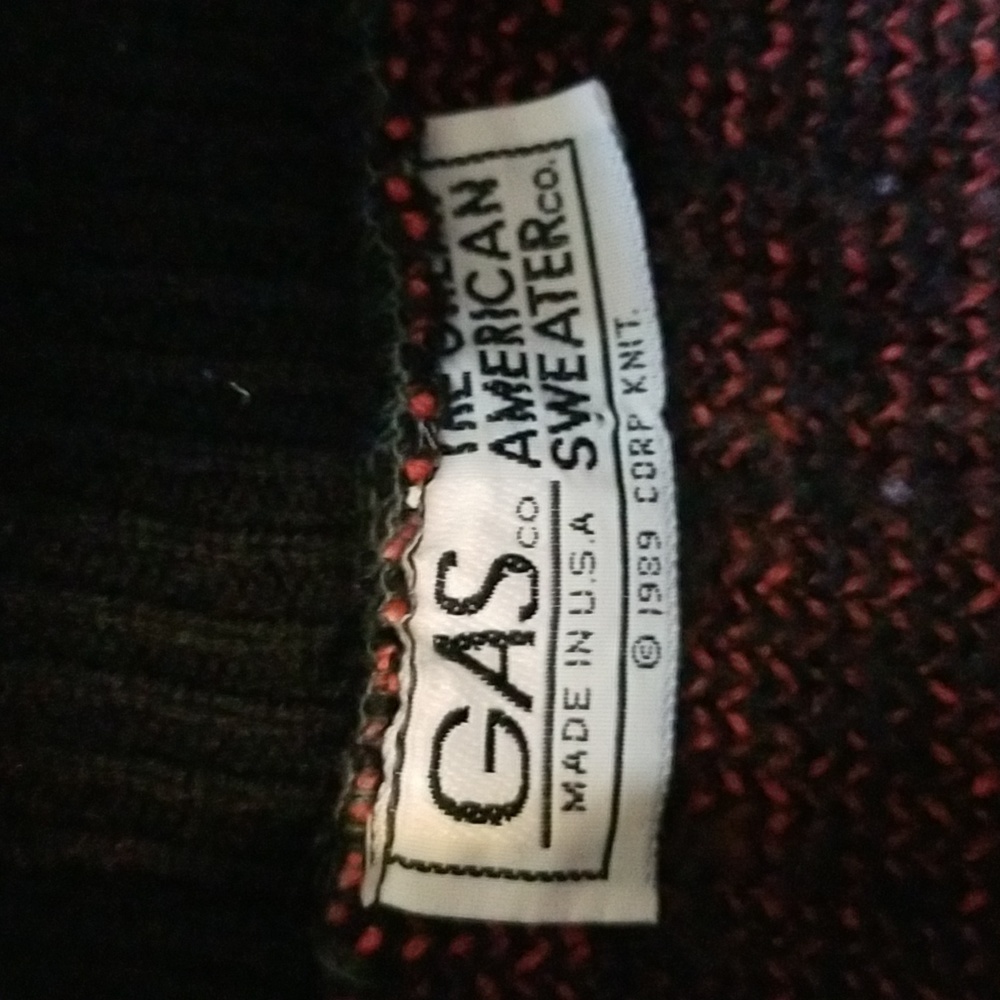 Vintage 1989 GAS Co Colorful Sweater - Picture 7 of 7